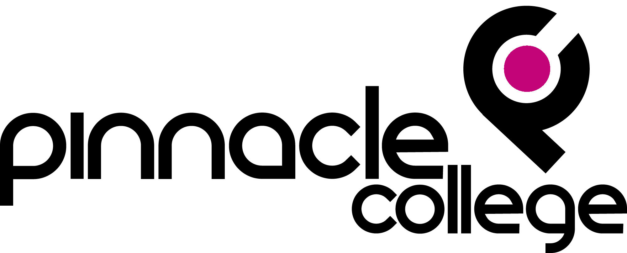 pinnacle_college_logo_black_red_dot