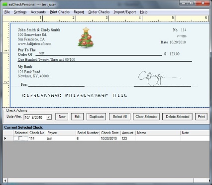 Download star check writer free